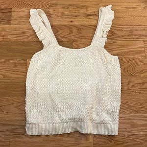 Madewell medium crochet top